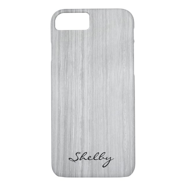 Personalised Named Granite Stripes iPhone 7 Case-Mate iPhone Case (Back)