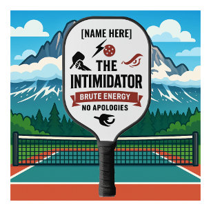Personalised NamePickleball Paddle The Intimidator