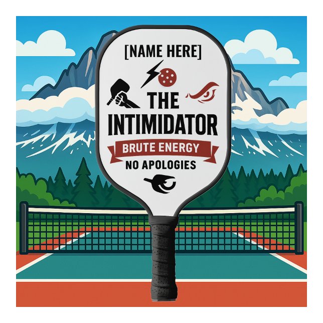 Personalised NamePickleball Paddle The Intimidator (PICKLEBALL PADDLE PERSONALIZED NAME )