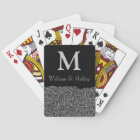 Personalised Names and Monogram Playing Cards
