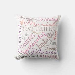 Personalised Names and Words of Love 'n Friendship Cushion