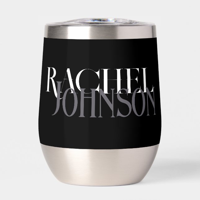 Personalised Names Black Grey  (Front)