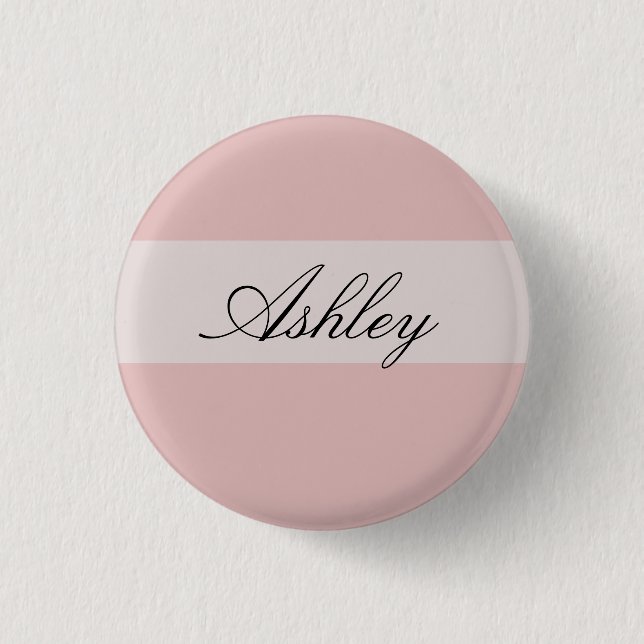 Personalised Nametag Button (Front)
