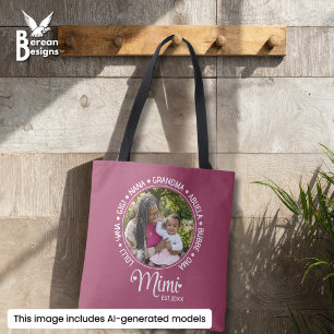 Personalised Nana Grandma Gigi MIMI Established Tote Bag