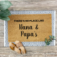 Personalised Nana Papa Grandparents Welcome