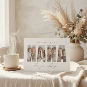 Personalised NANA Photo Card   Custom Modern