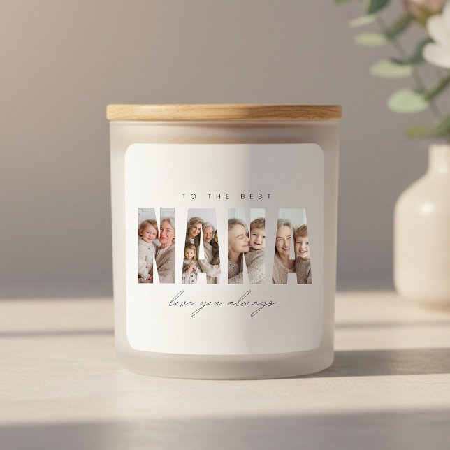 Personalised NANA Photo Custom Square Sticker (Creator Uploaded)