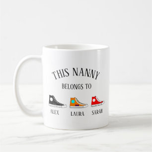 Personalised Nanny Mug, Nanny Gift Coffee Mug, Coffee Mug