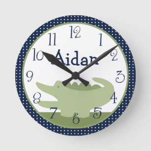 Personalised Nantucket Alligator Clock
