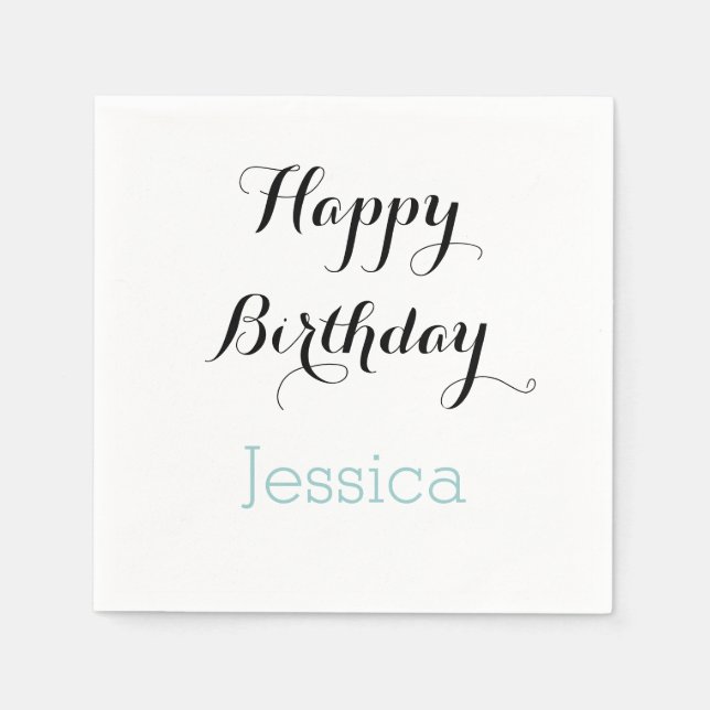 Personalised Napkin (Front)