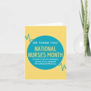 Personalised National Nurses Month Card