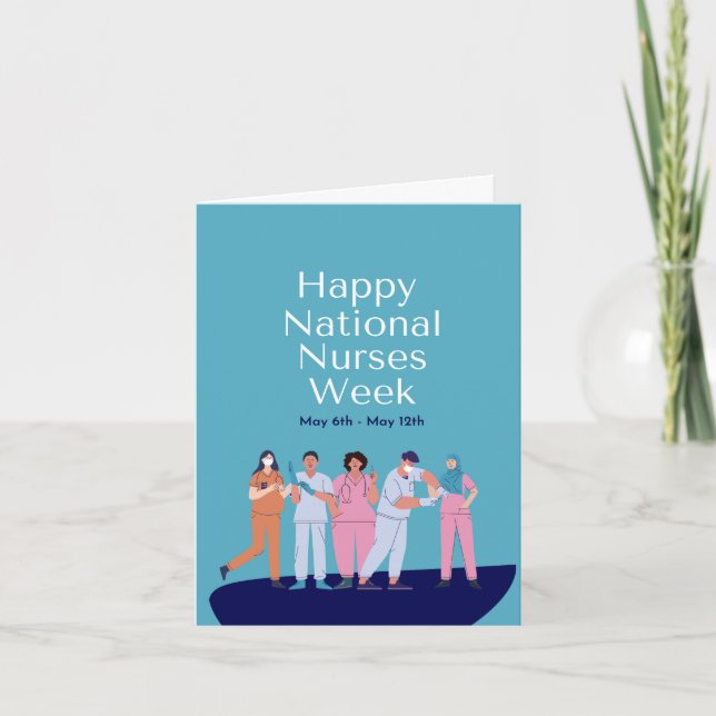 Personalised National Nurses Week Card (Front)
