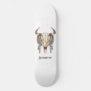 Personalised Native American Design Skateboard