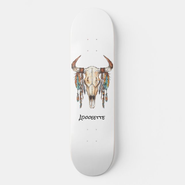 Personalised Native American Design Skateboard (Front)