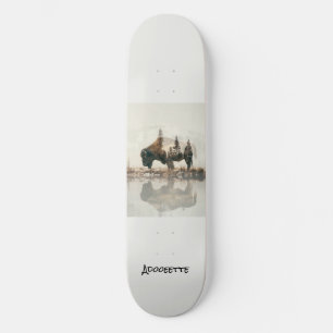 Personalised Native American Skateboard