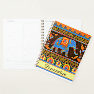 Personalised Native elephant Planner