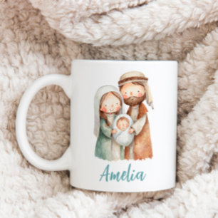 Personalised Nativity Christmas Coffee Mug Gift