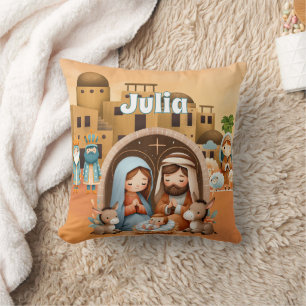 Personalised Nativity Cushion