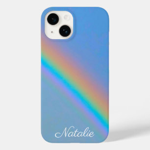 Personalised natural real rainbow Case-Mate iPhone 14 case