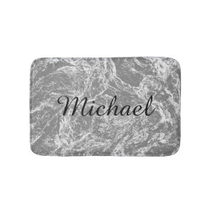 Personalised Nature Abstract Bath Mat
