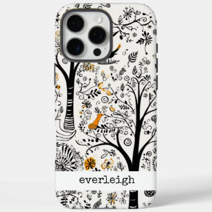 Personalised Nature Doodles iPhone 16 Pro Max Case