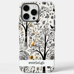 Personalised Nature Doodles iPhone 16 Pro Max Case