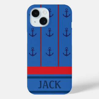 Personalised Nautical Anchor iPhone Case