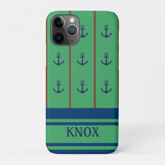 Personalised Nautical Anchor iPhone Case | Custom