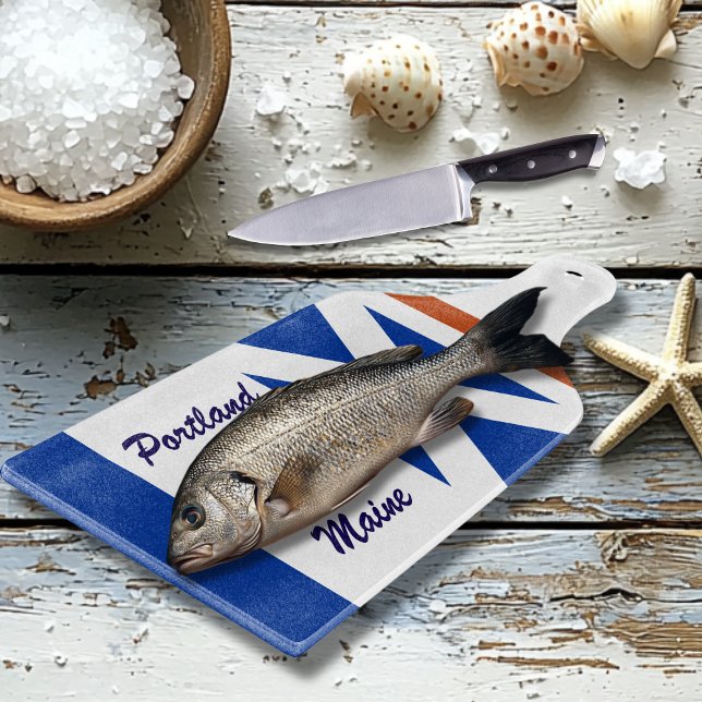 Personalised Nautical Oar-Shaped Cutting Board (Personalized Nautical Oar-Shaped Cutting Board)