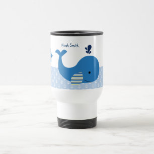 Personalised "Nautical Ocean Whale" Mug