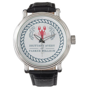 Personalised Nautical Wedding Watch