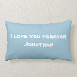 Personalised Neck Pillow - love you Jonathan