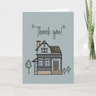Personalised Neigborhood Home Thank You Card
