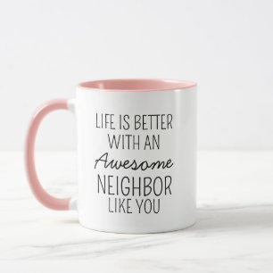 Personalised Neighbour Coffee Mug Appreciation Gif