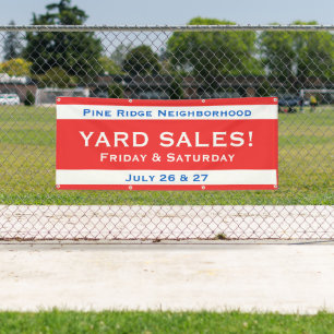 Personalised Neighbourhood Sale Banner