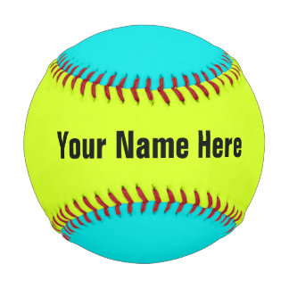 Personalised Neon Coloured Baseball