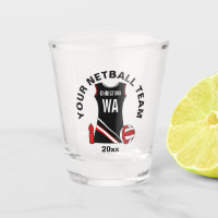 Personalised Netball player team award