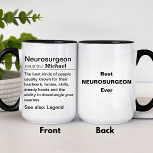 Personalised Neurosurgeon Definition Mug