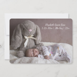 Personalised New Baby Announcement | Card