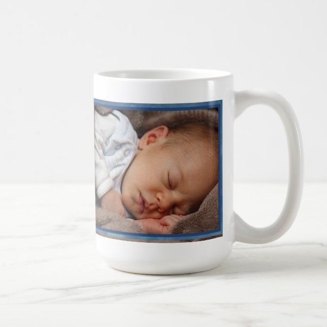 Personalised New Baby / Grandparent Uncle Aunt... Coffee Mug (Right)