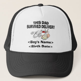 Personalised New Dad Boy Cap
