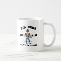 Personalised New Dads Boot Camp Coffee Mug