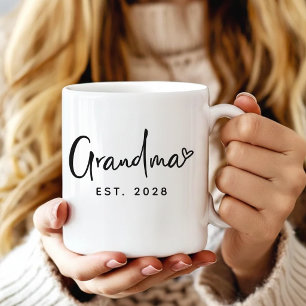 Personalised New Grandma Announcement Coffee Mug