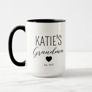 Personalised New Grandpa & Grandma Coffee Mug Gift