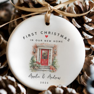 Personalised New Home Ceramic Ornament