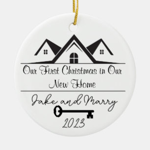 Personalised New Home Christmas Ornament 