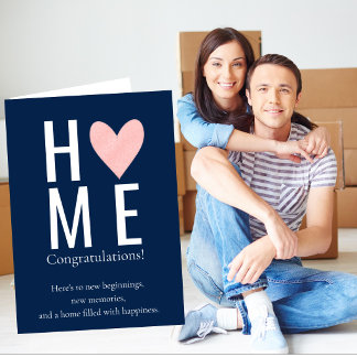 Personalised New Home Congratulations Card | New