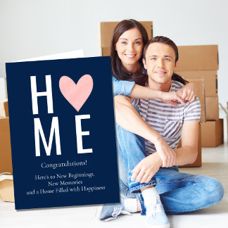 Personalised New Home Congratulations Card | New