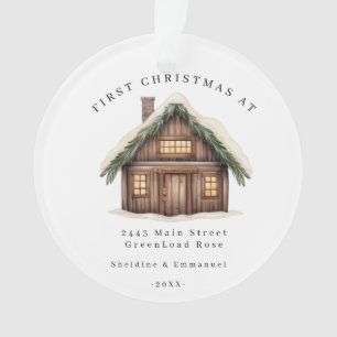 Personalised New Home Ornament, Housewarming gift, Ornament