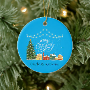 Personalised New Home Photo Ornament, Custom House Ceramic Ornament